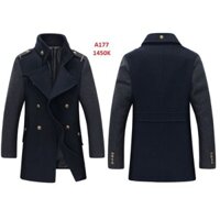 Áo khoác măng tô dạ cao cấp korea