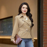 Áo Khoác Măng Tô Dáng Ngắn Vest Nữ Blazer CARDINA 4ANM01