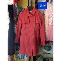áo khoác măng tô đỏ hồng size S-M ms15