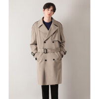 Áo khoác măng tô kaki nam dáng dài trẻ trung phong cách Hàn Quốc size 100