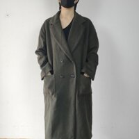Áo khoác Măng tô MT23 nam/nữ Dạ Hàn second-hand, áo mangto, Trench coat Đồ Si Bon