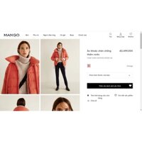 Áo khoác Mango Quilted chính hãng