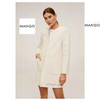 Áo khoác Mango Straight Cut Coat 67094408 Mango size L, XL
