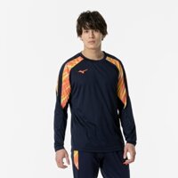 Áo Khoác Mizuno Chính Hãng - Long Sleeve Shirt - Màu Xanh | JapanSport P2MAA506-14