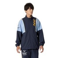 Áo Khoác Mizuno Chính Hãng - N-XT Move Cross Jacket - Màu Xanh | JapanSport 32JCB22014