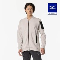 Áo Khoác Mizuno Chính Hãng - Soft Stretch Oat Milk Heather  - Màu Kem | JapanSport 32MCB005-46
