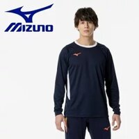 Áo Khoác Mizuno Chính Hãng - Long Sleeve Shirt - Màu Xanh | JapanSport P2MAA505-14