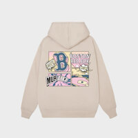 Áo Khoác MLB Boston Red Sox Like Cartoon Hoodie