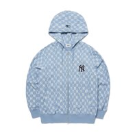 Áo khoác MLB Monogram Hoodies All Over Hoodies Training Zip Up New York Yankees 3ATRM0121-50BLL