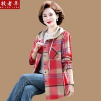 Áo khoác mỏng mùa xuân của mẹ 2023 mới phong cách nữ trung niên áo dài tay xuân thu