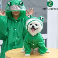 Áo khoác mưa chống nước ZHAOCAIMAO Phản quang Không biến dạng Chó con