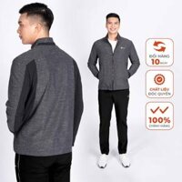 Áo Khoác Nam 2 Lớp LV24W04M604, Áo Khoác Thể Thao Nam Thu Đông Livan Sport Co Giãn