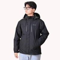 ÁO KHOÁC NAM 2IN1 KTOM – K145 – MÀU ĐEN (S, Đen)