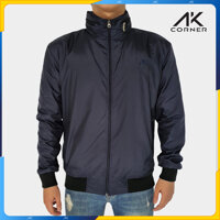 Áo khoác nam AK Corner vải Xi Nhật cao cấp 2 lớp dày dặn, thiết kế giấu nón tiện lợi, chống gió bụi, chống nắng tốt - Xanh đen - L
