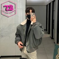 Áo khoác nam American Retro Pilot Loose Biker Áo khoác da