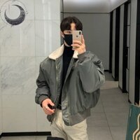 Áo khoác nam American Retro Pilot Loose Biker Áo khoác da