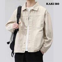 Áo khoác nam  - áo khoác kaki BO đủ 4 túi tiện lợi form rộng mẫu mới BB Jeans 143