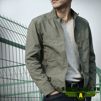 Áo khoác nam, áo khoác lính chống thấm nước nhẹ phong cách quân đội ARM-845 - xanh lính - XL