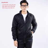 Áo Khoác Nam, Áo Rét Da Lộn Lót Lông Cừu, Mặc Mùa Đông Ấm Áp - Mã  AK62
