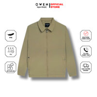 Áo khoác nam Áo rét mùa đông Jacket OWEN JK241494 Kiểu dáng Regular Fit màu Be đậm lịch lãm dễ phối đồ