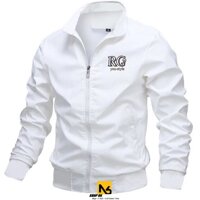 Áo Khoác Nam Big Size Áo Khoác Dù Nam Hai Lớp Cổ Cao Chống Nắng Chống Lạnh Chống Gió Chống Tia UV Hàn Quốc Cao Cấp QD62 - ShopN6 Nhiều Màu - M - Trắng