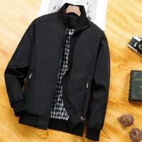 Áo Khoác Nam Big Size Áo Khoác Dù Dày Nam Trơn Hai Lớp Chống Lạnh Chống Nắng Chống Gió Cao Cấp QD34 - ShopN6 Nhiều Màu - ĐEN - L