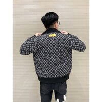 Áo khoác nam bomber gấm dệt new ss23