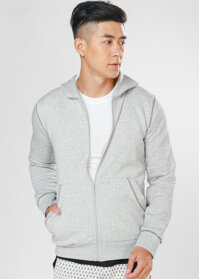 Áo Khoác Nam Có Big Size Over size màu xám nhạt - S