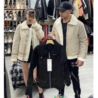 Áo Khoác Nam Da Lộn Lót Lông Cừu Cao Cấp Giữ Nhiệt Siêu Ấm Thời Trang Phong Cách Thanh Lịch Nale Store