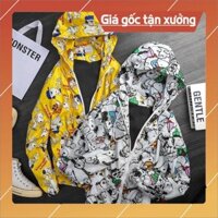 Áo khoác nam hàn quốc 3D cao cấp hàng chuẩn shop , Áo khoác nam Áo khoát nam gió dù 2 lớp chống nắng - 3Store