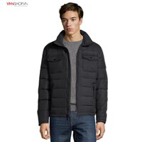 Áo khoác nam Kenneth Cole kèm mũ mầu đen