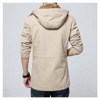 Áo khoác nam lót lông, mũ lông trẻ trung NMT47