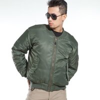 Áo khoác nam MA1, áo khoác nam Pilot vải dù chần bông mặc ấm AK1705