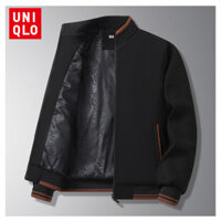 Áo khoác nam mùa thu Uniqlo Plus Size Spot M-5XL Áo khoác thể thao thông thường chống bụi bẩn