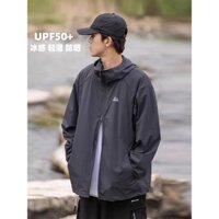 Áo khoác nam ngoài trời nhẹ thoáng khí Nhật Bản chống nắng Áo khoác có mũ trùm đầu hợp thời trang