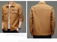 Áo khoác nam nhung tăm mã AKN12   - Vàng - XL