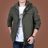 Áo khoác nam Nian Jeep - Xanh quân đội 4XL