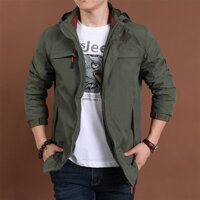 Áo khoác nam Nian Jeep - Xanh quân đội 2XL