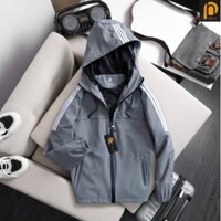 Áo Khoác Nam Nữ, Áo Gió Thể Thao 2 Lớp, Phối Viền Chuẩn, Form Chống Nắng,Chống Nước