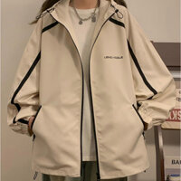 áo khoác nam nữ in chữ UENO-VOGUE áo gió 2 lớp chống nước chống bụi có mũ trùm cực đẹp G2