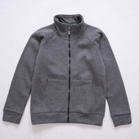 Áo Khoác Nam Nữ Ko Nón KENTA Xám AKN0218