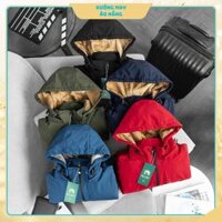 Áo khoác nam nữ LÓT LÔNG cừu cao cấp (in ngực )