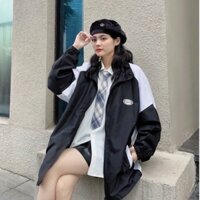 Áo Khoác Nam Nữ Unisex In CINDER Dù 2 Lớp Dày Dặn From Rộng - MÀU ĐEN - L