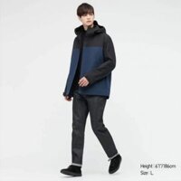 Áo khoác nam parka kaki Uniqlo Xanh Đen cao cấp