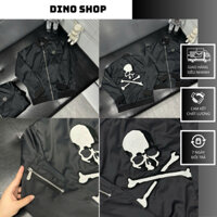 Áo Khoác Nam Philip Thêu Đầu Lâu Sau Lưng Mới Nhất - Áo Bomber Nam Philipp Plein Chất Gió Hàng 2 Lớp Cao Cấp