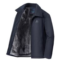 Áo khoác nam trung niên cổ bẻ BHG - Lót nhung