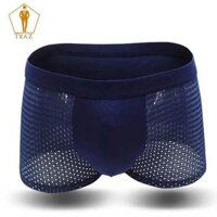 Áo khoác nam trung niên TRAZ chống nhăn, chống thấm nước, quà tặng bố, tặng ông - sịp,XL 63-68kg