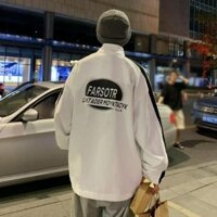 Áo khoác nam unisex, áo khoác gió 2 lớp áo dài tay áo varsity jacket thời trang retro áo bóng chày trẻ tuổi