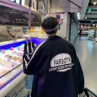 Áo khoác nam unisex, áo khoác gió 2 lớp áo dài tay áo varsity jacket thời trang retro áo bóng chày trẻ tuổi