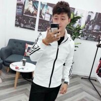 Áo khoác nam vải dù 2 lớp phong cách thể thao